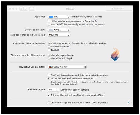 Astuce OS X El Capitan: accéder rapidement aux préférences système