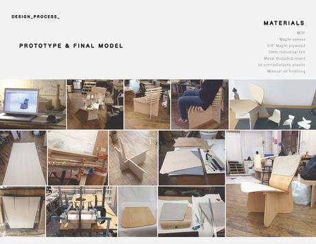 Wedge Chair par YaLun Lee