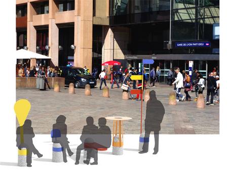 Boll mobilier urbain par Adrian Blanc