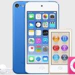 iTunes-12.2-iPod-touch-bleu-fonde-iPod-nano-or-iPod-shuffle-rose