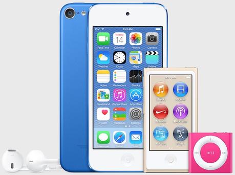 iTunes-12.2-iPod-touch-bleu-fonde-iPod-nano-or-iPod-shuffle-rose