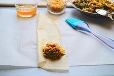 Briouate au poulet & aux amandes Briouate au poulet & aux amandes