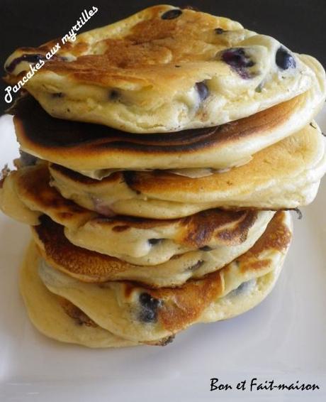 Pancakes aux myrtilles {Bataille Food #25}
