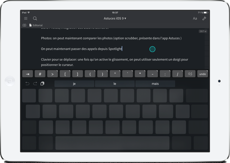 Astuces iOS 9: nos meilleures découvertes