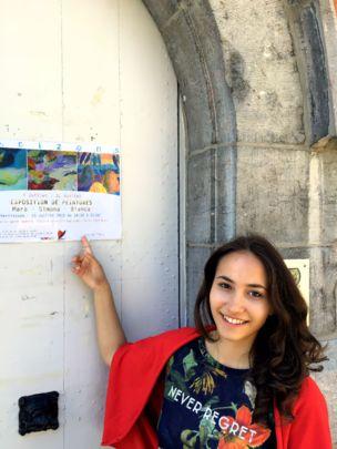 ♥♥ Exposition de Simona Cadar, ses élèves Bianca Mierlea et Mara Cosleacara  à Mons au Pole 
