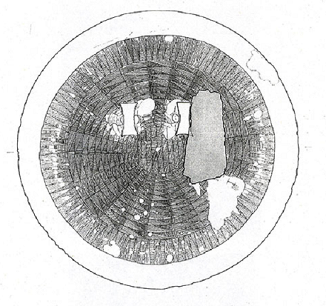 Un ancien moule à miroir découvert au Japon