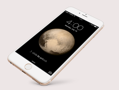 Wallpaper: Pluton sur votre iPhone