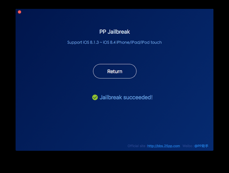 Comment Jailbreaker votre iPhone ou iPad avec PP sur Mac OS X alt=