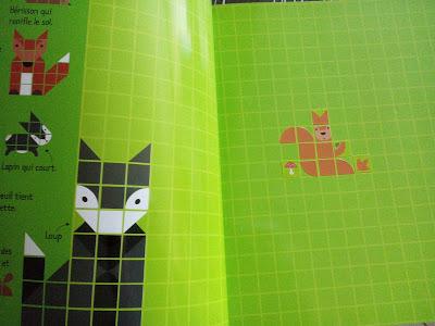 Mosaïques en autocollants - Les animaux