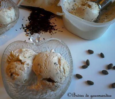 Crème glacée au thé du Hammam et pistaches torréfiées {en partenariat avec Palais des Thés}