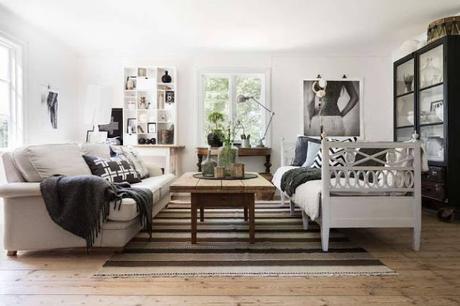 Restauration réussie d'une maison suédoise