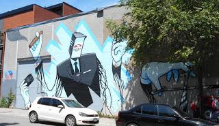 Sur les murs pas loin de chez moi