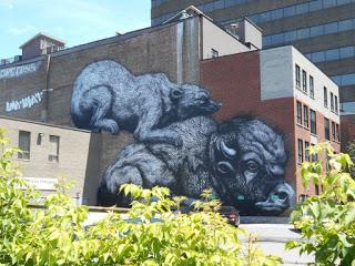 Sur les murs pas loin de chez moi