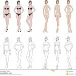 illustration de mode les poses