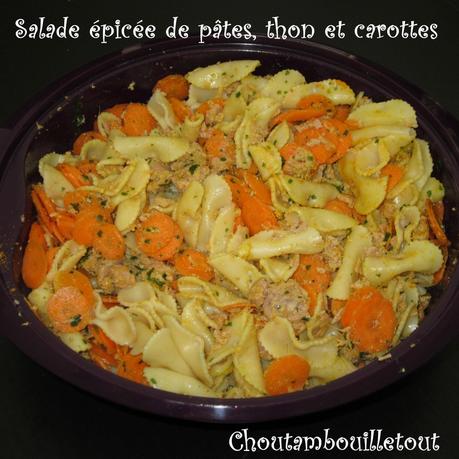 salade épicée pate thon carotte