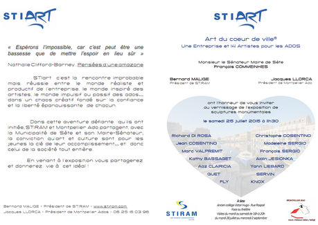 Exposition STIart à Sète le 25 juillet 2015