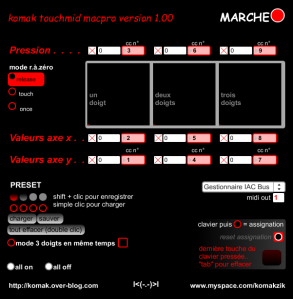 komak trackpad / touchpad to midi osx macbook pro is here!!