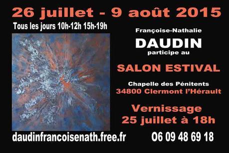 Salon Estival à Clermont l’Hérault avec Françoise-Nathalie DAUDIN