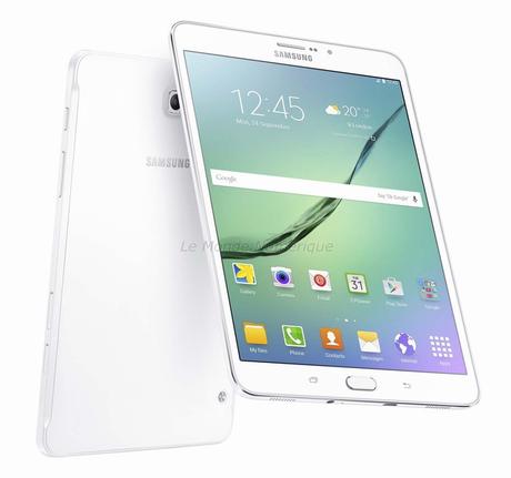 Nouvelles tablettes tactiles Samsung Galaxy Tab S2 de 8 et 9,7 pouces