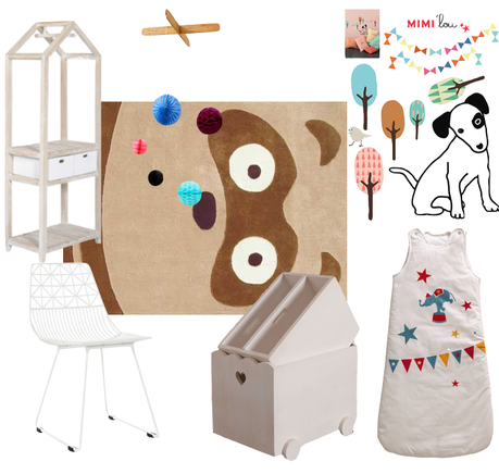 Idées deco ameublement chambre bébé.