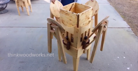 Une incroyable table de pique-nique pliante qui s’ouvre en quelques secondes