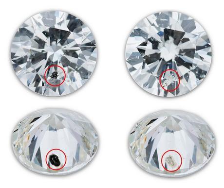La pureté du diamant: inventaire des inclusions naturelles