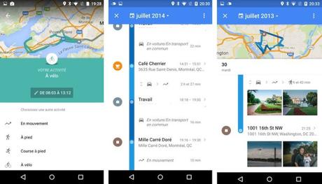 Google Maps pour Android : accédez à l’historique de vos positions