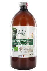 PUR ALOÉ - JUS D'ALOE VERA A BOIRE - BIO & EQUITABLE - 1 LITRE