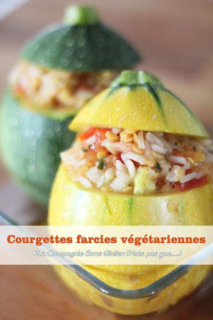 Courgettes farcies végétariennes - vegan