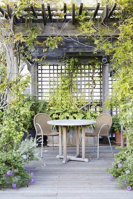 Un jardin sur le toit à NYC