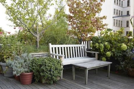 Un jardin sur le toit à NYC