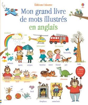 Sur le chemin de l'école #1 : Mon grand livre de mots illustrés en anglais