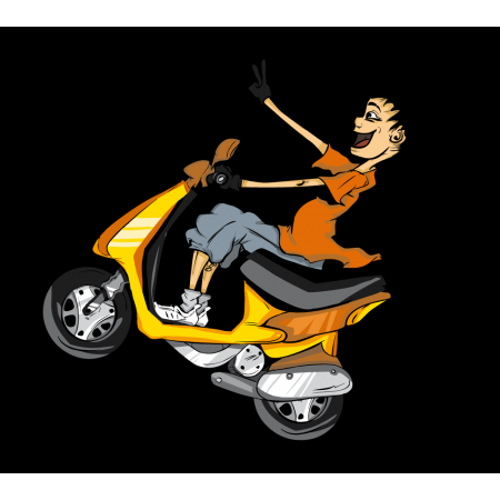 Stickers scooter roue arriÃ¨re