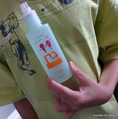 Le Spray démêlant douceur MKids! pour les cheveux du Kid