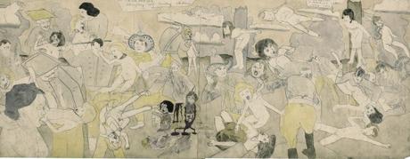Henry Darger, At Calmanrina murdering naked little girls, 1910-1970 © Eric Emo / Musée d'Art Moderne / Roger-Viollet
