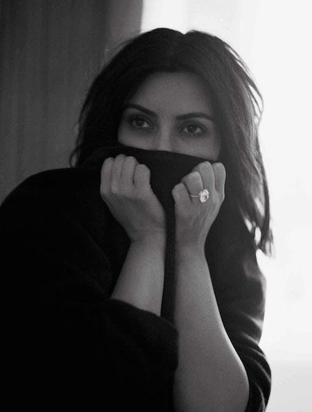 Kim Kardashian sans make-up en couv' du Vogue Espagne...