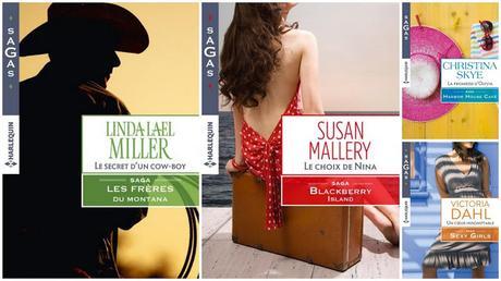 Les sorties du mois d'Août chez Harlequin