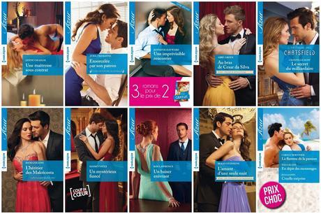 Les sorties du mois d'Août chez Harlequin