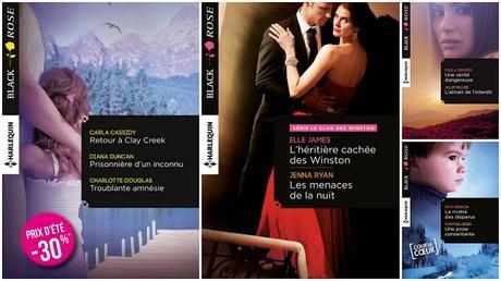Les sorties du mois d'Août chez Harlequin