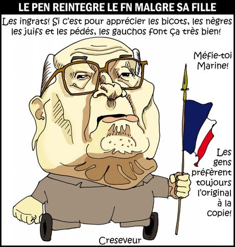 Le Pen réintégré veut redonner du sens au FN