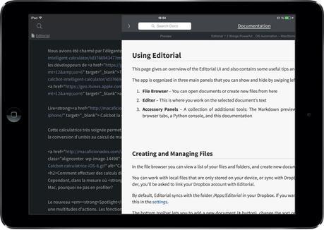 Editorial: l’éditeur de texte multifonctionnel pour iOS 9