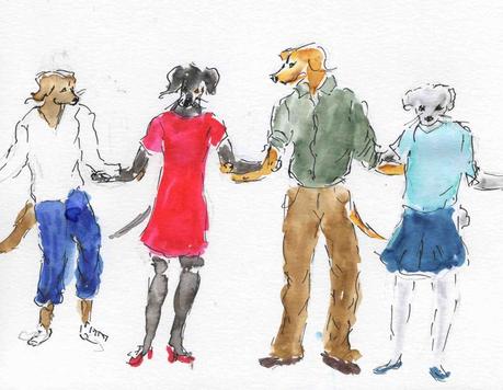 58) se tenir les coudes