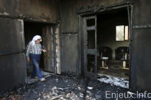 Un incendie provoqué par des colons israéliens coûte la vie à un bébé palestinien