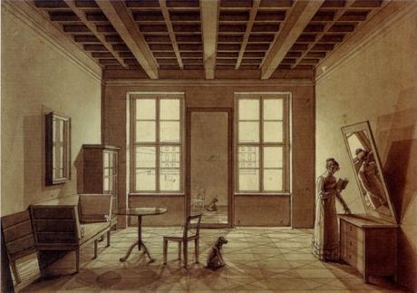 Sitting Room by Johann Erdmann Hummel circa 1820