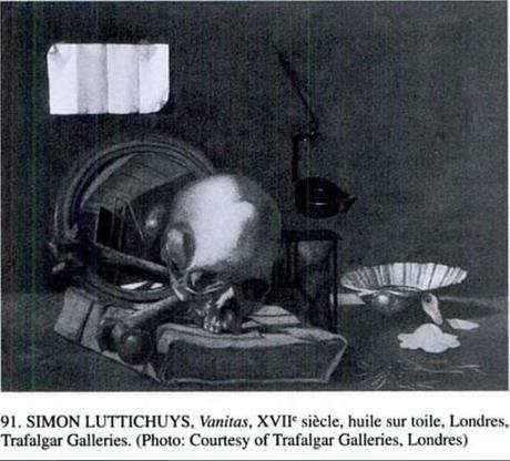 Luttichuys Vanitas Skull mirror
