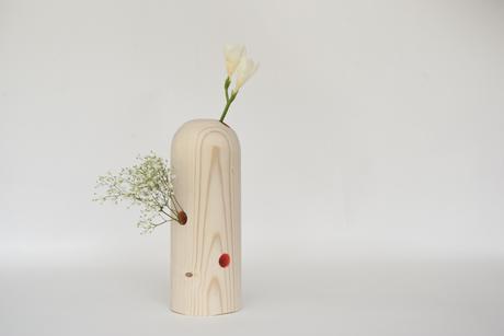 Projet étudiant : Trunk vase en bois par Solène Hérault