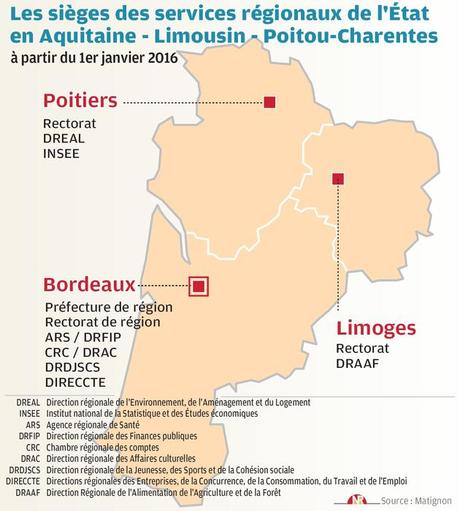 Grande région : Bordeaux se taille la part du lion