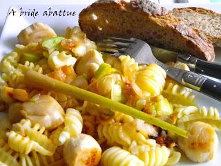 Noix de Saint Jacques à la citronnelle