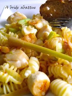 Noix de Saint Jacques à la citronnelle