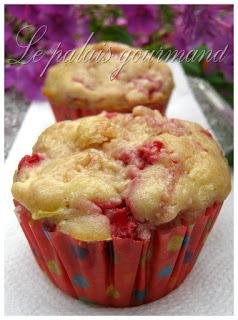 Muffins aux pommes et aux framboises